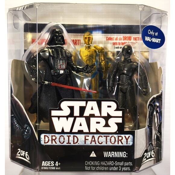 Star Wars Droid Factory DARTH VADER & K-3PX Walmart Exclusive #2 of 6, See Pics! - Picture 1 of 7